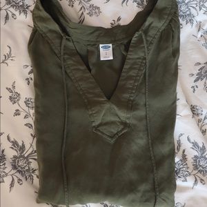 Olive green tank old navy Small